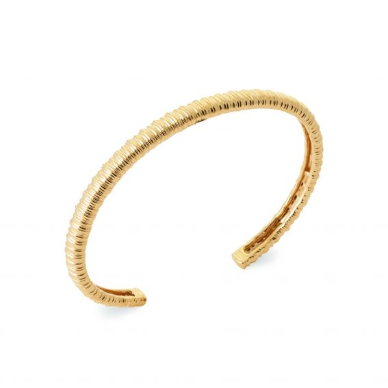 Bijou argent/plaqué or copy of Laure-armband met juwelen in 18k verguld goud