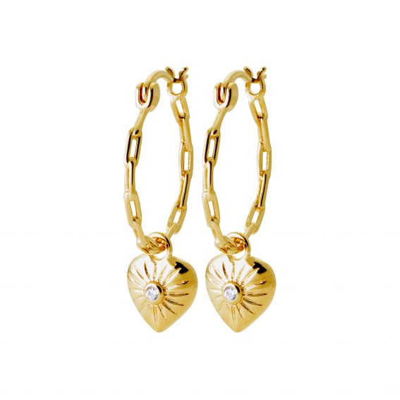 Aphrodite hoop earrings in...