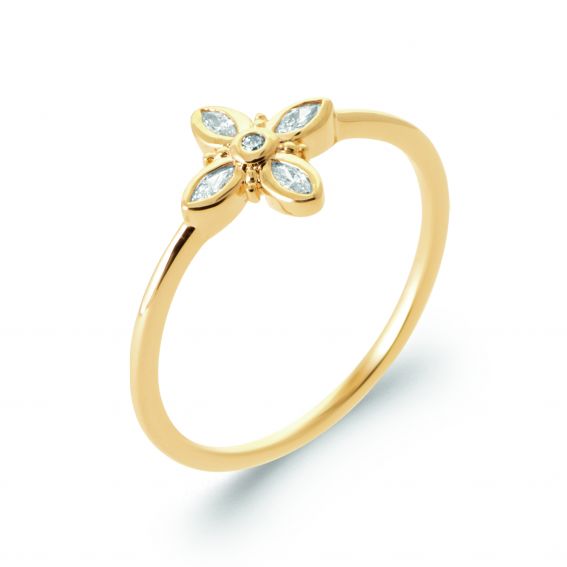 18k vergulde stenen...