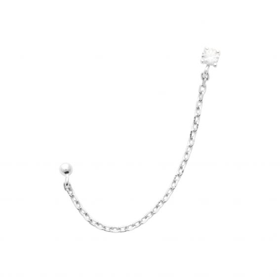 Pépita drills in 925 silver...