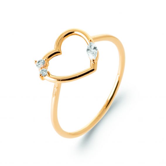 18k gold plated Sofia ring