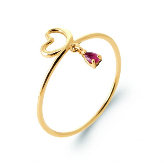 18k gold plated Egeria ring