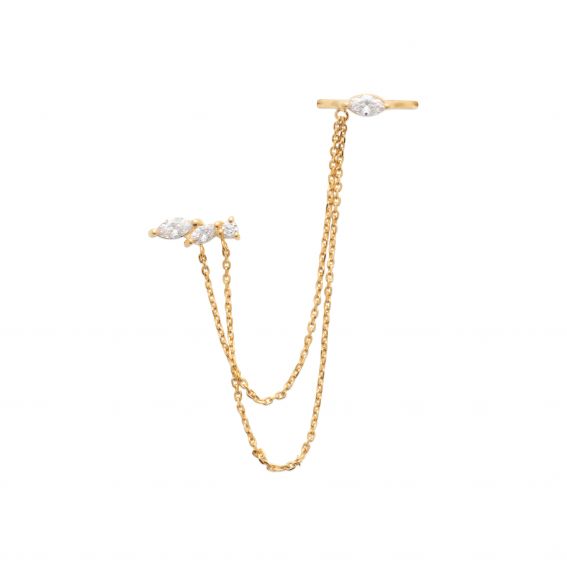 Louise drills in 18k gold...