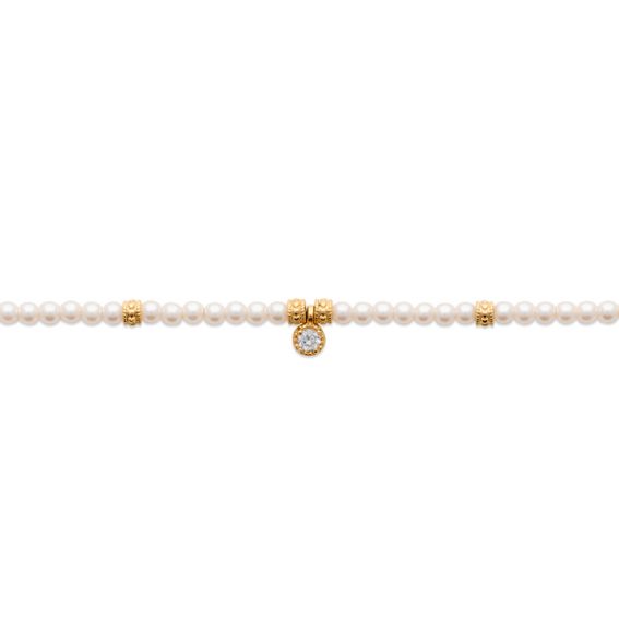 Bijou argent/plaqué or 18k gold plated Alexandria bracelet