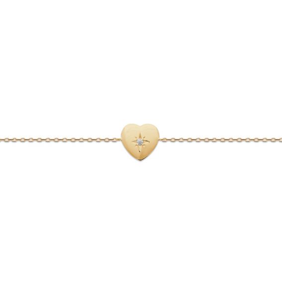 18k gold plated Cupid bracelet