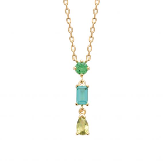 Bijou argent/plaqué or 18k gold plated Ilona necklace
