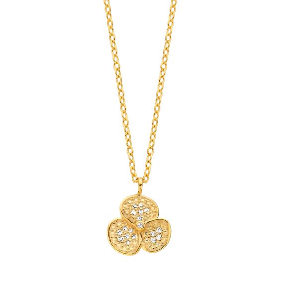 Poppy necklace - 19 diamonds
