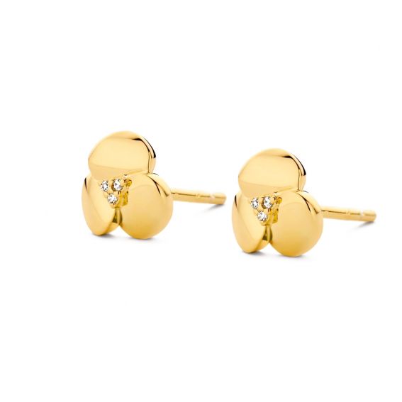 Poppy earrings - 6 diamonds