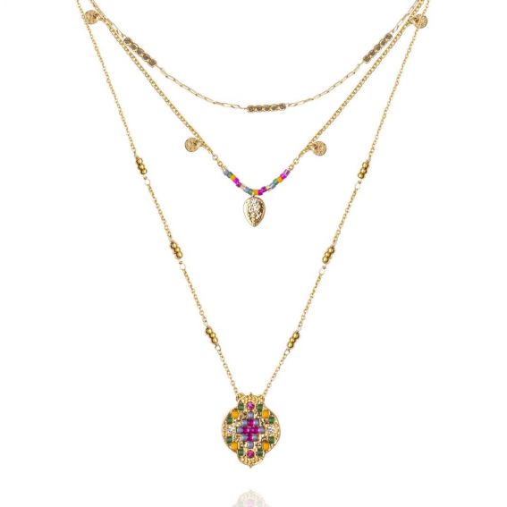 Hipanema Dodge gold necklace