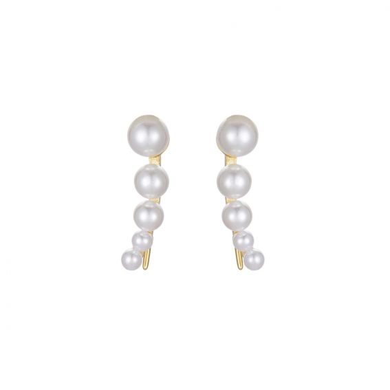 Hipanema Boucle d'oreille Jila blanc