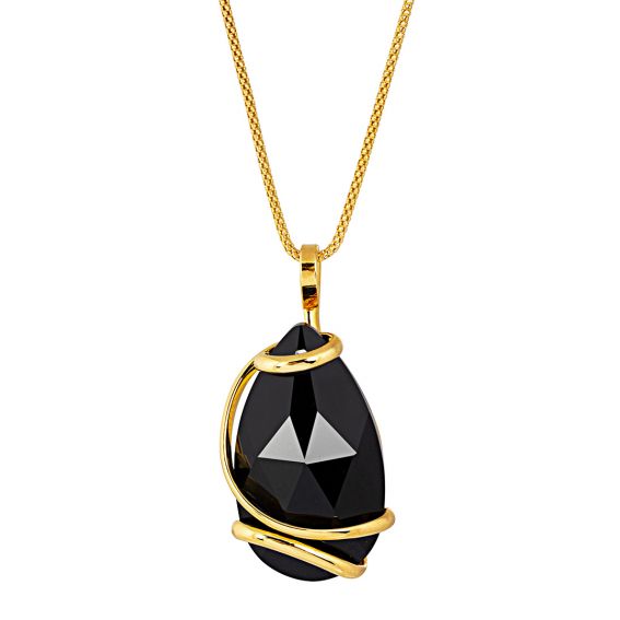 Andrea Marazzini Collier Marazzini Cristal Swarovski Big Drop Black