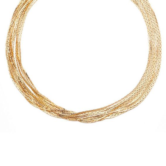 Sekhmet Gold Necklace