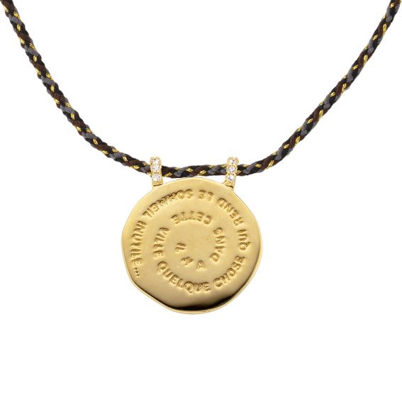 Mya Bay Gold statement necklace