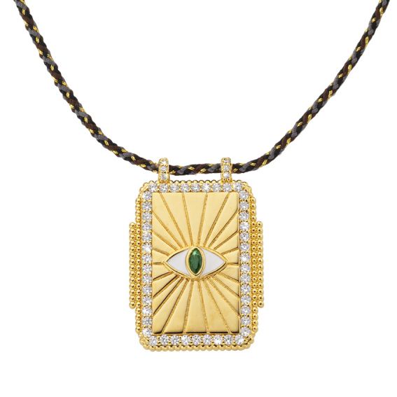 Mya Bay EYE bohemian gold necklace