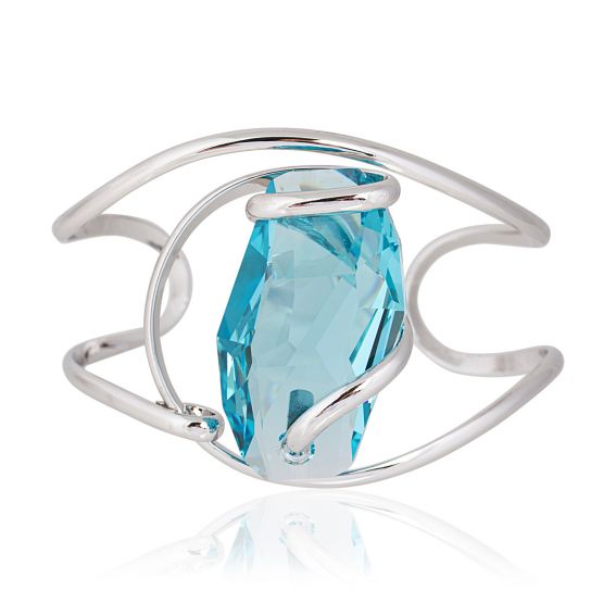 Andrea Marazzini Swarovski Crystal Bracelet Big Meteor Turquoise