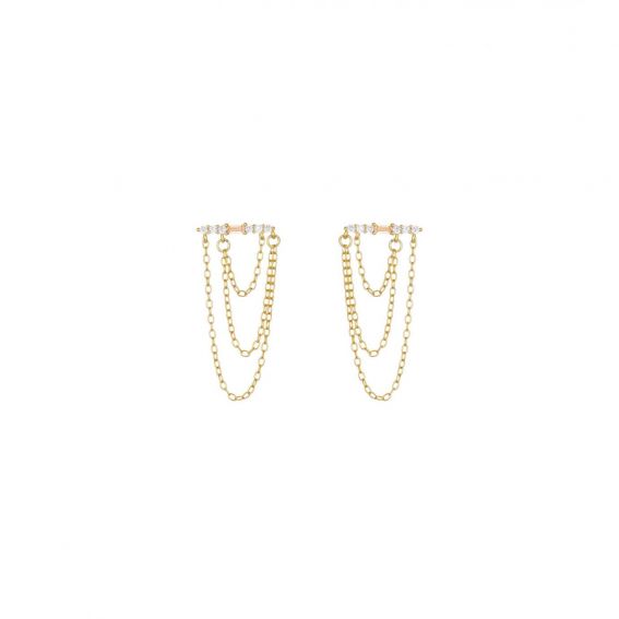 Shiran gold earring