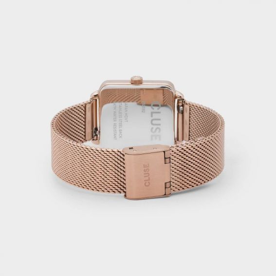 Cluse - Watch CLUSE - The Tetragon full mesh pink gold