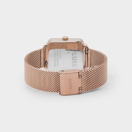 Cluse - Watch CLUSE - The Tetragon full mesh pink gold