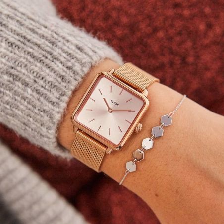 Montre CLUSE CL60013 - La garçonne mesh full rose gold