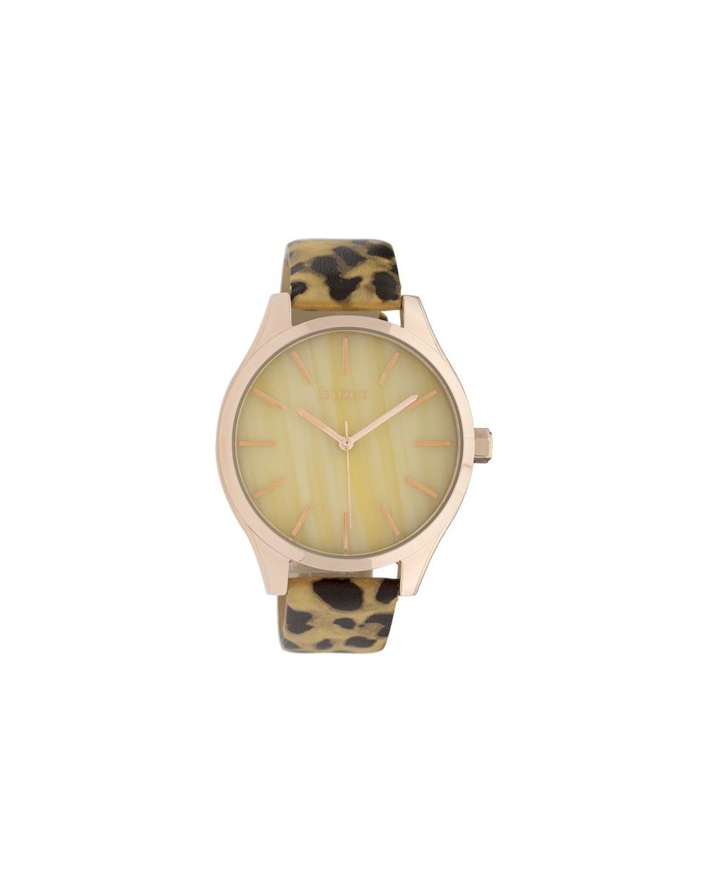 Montre Oozoo Timepieces C9792 gold/black leopard - Marque de montre Oozoo