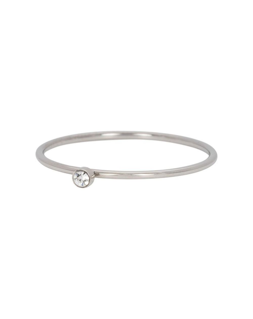 iXXXi - Solitaire silver crystal stone