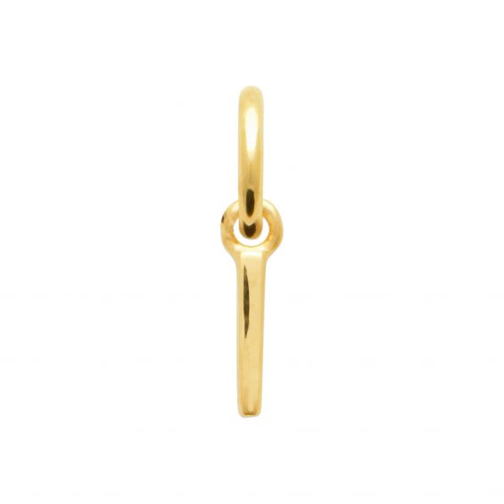 Bijou argent/plaqué or copy of ON 18K Zirconium gold plated pendant