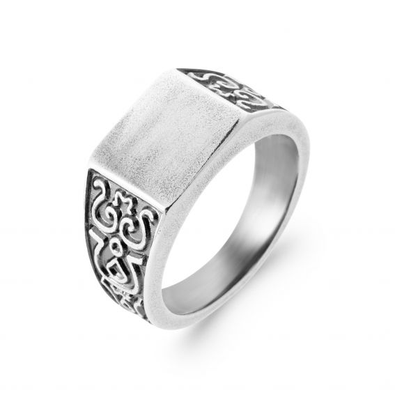 Bijou argent/plaqué or Tom ring in 925 silver