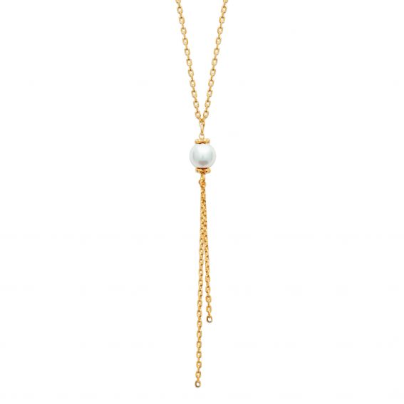 Bijou argent/plaqué or 18k gold plated Rio necklace