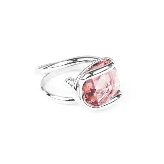 Bague cristal Swarovski bleu saphir