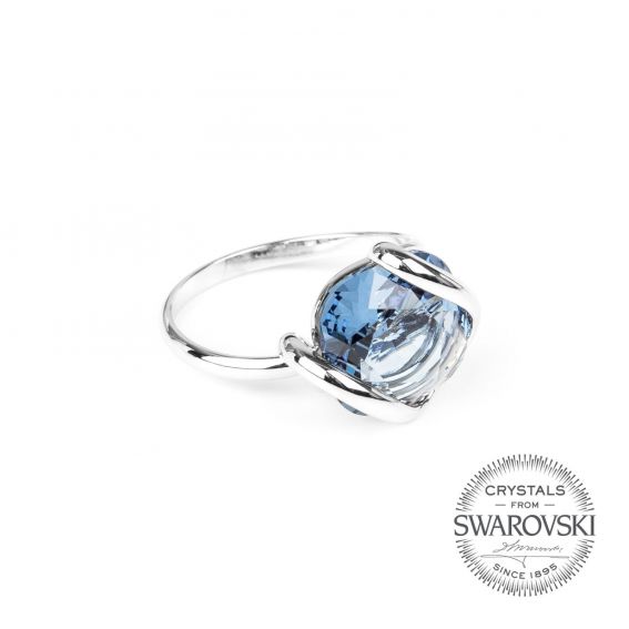 Marazzini - Swarovski crystal denim ring