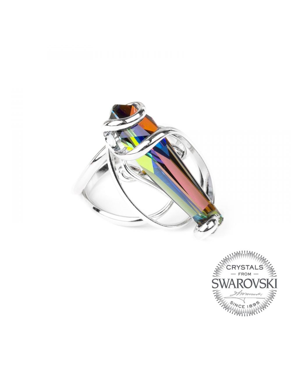 Andrea Marazzini bijoux - Bague cristal stalattite Swarovski