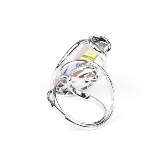 Marazzini - crystal ring STALATTITE Swarovski