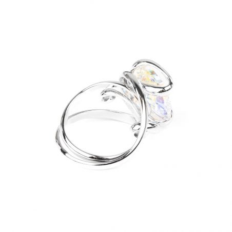 Marazzini - Swarovski crystal ring AB