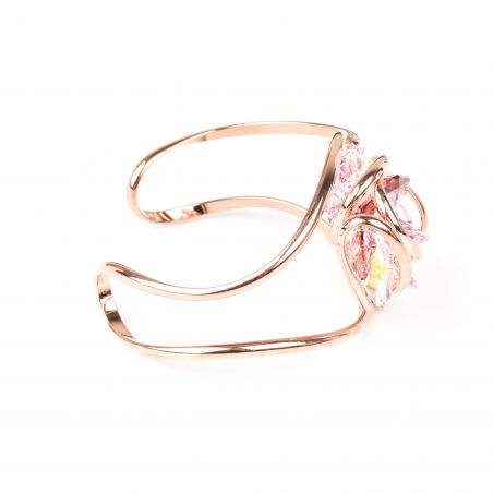 Marazzini - Bracelet crystal flower Swarovski pink