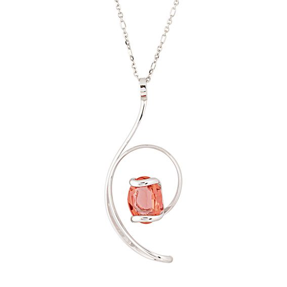 Andrea Marazzini Marazzini necklace Swarovski crystal oval orange