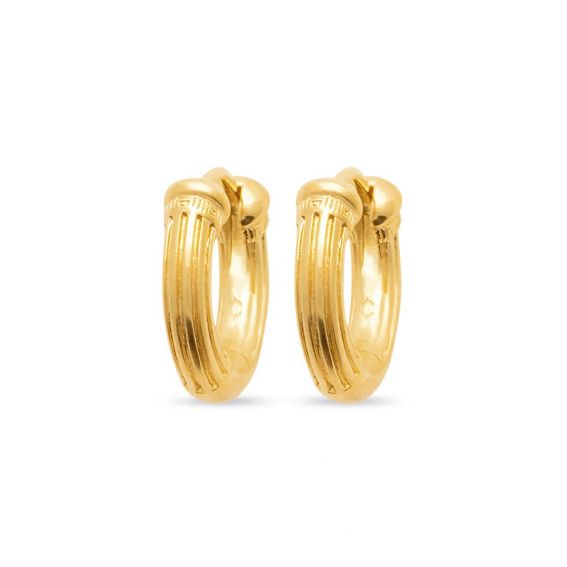 Constance 18k gold plated Aphaia hoop earrings
