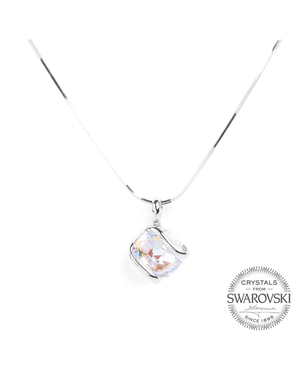 Marazzini - mini Swarovski crystal necklace AB