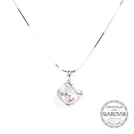 Marazzini - mini Swarovski crystal necklace AB