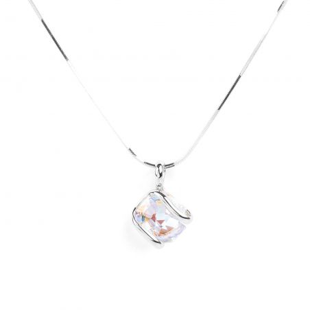 Marazzini - mini Swarovski crystal necklace AB