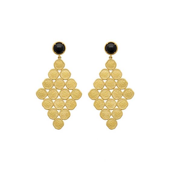 Constance MAIA black agate earring