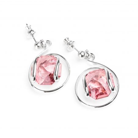 Boucles d'oreille Andrea Marazzini - Cristal Swarovski rose