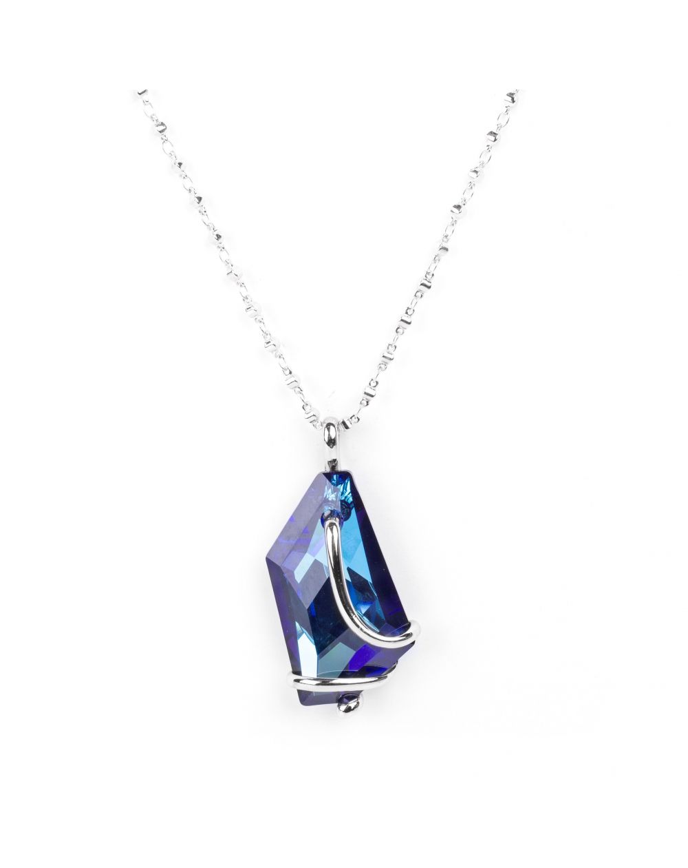 Collier Andrea Marazzini - Bijoux cristal Swarovski bleu