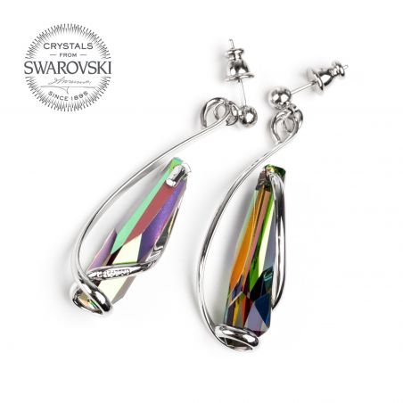 Boucles d'oreille Andrea Marazzini - Cristal Swarovski stalattite