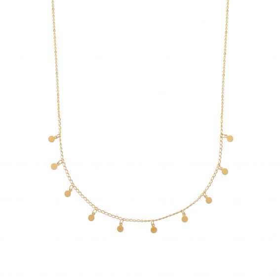 Bijou argent/plaqué or 18k gold plated Livia necklace