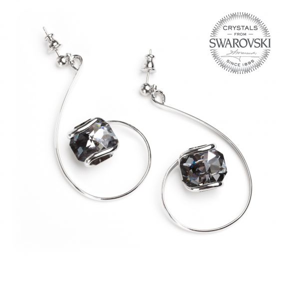 Boucles d'oreille Andrea Marazzini - Cristal Swarovski night