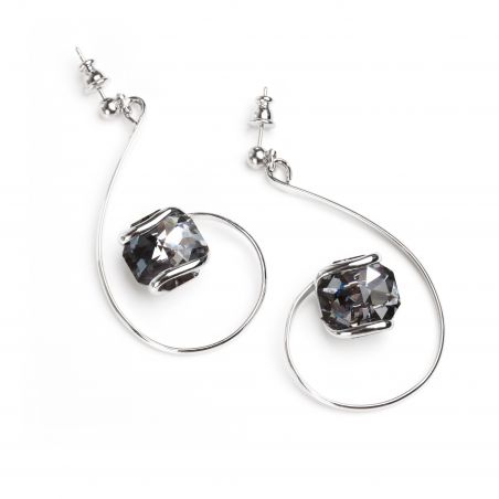 Boucles d'oreille Andrea Marazzini - Cristal Swarovski night