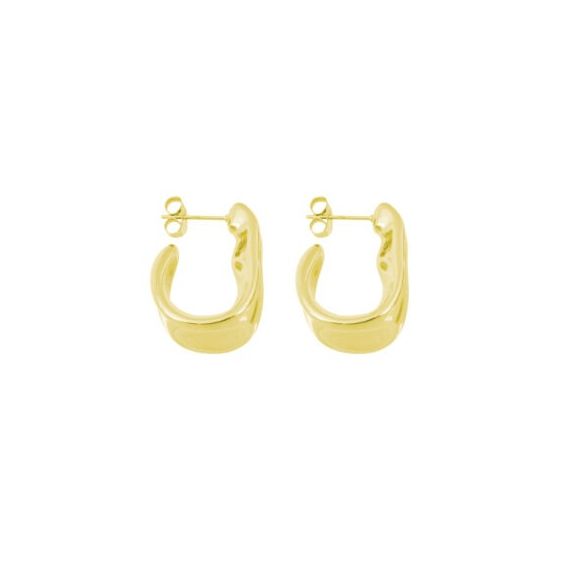 Bandhu DENT gold earring