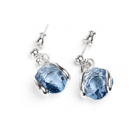 Marazzini - Oorbellen Swarovski kristal denim