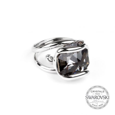 Andrea Marazzini bijoux - Bague cristal Swarovski night