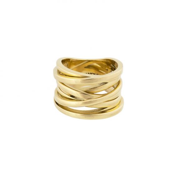 Bandhu COIL gold ring